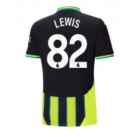 Camisa de Futebol Manchester City Rico Lewis #82 Equipamento Secundário 2024-25 Manga Curta